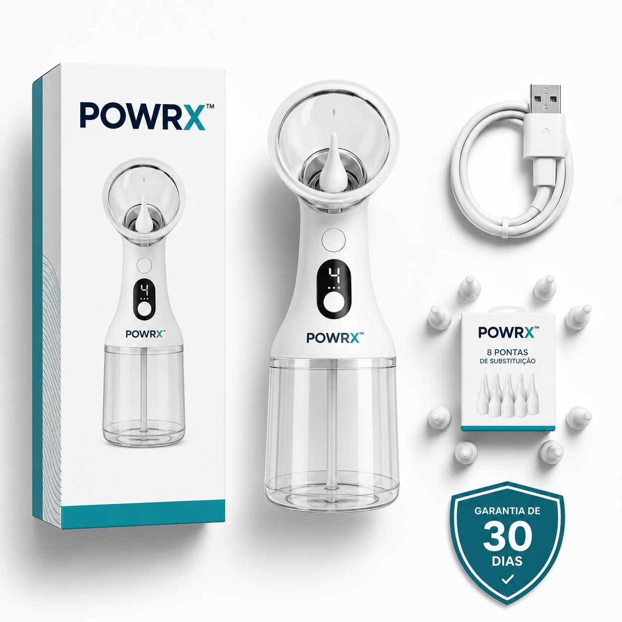 POWRX™ Limpador Auricular Elétrico